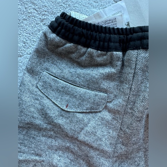 NWT Zara baby houndstooth pants for fall elastic waist and wood buttons 18-24 - Picture 8 of 9
